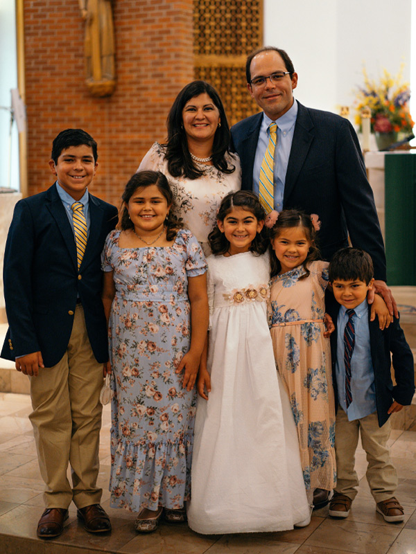 Laura Paez and her family