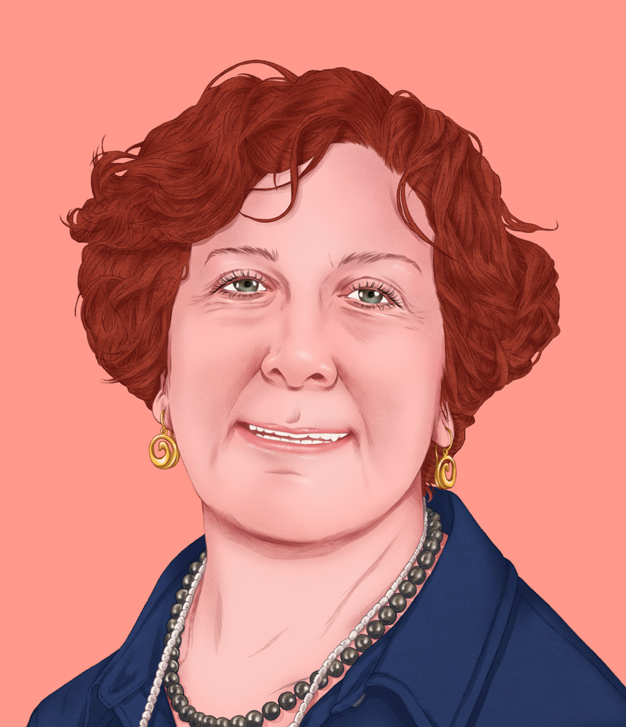 Theresa Byrd portrait illustration