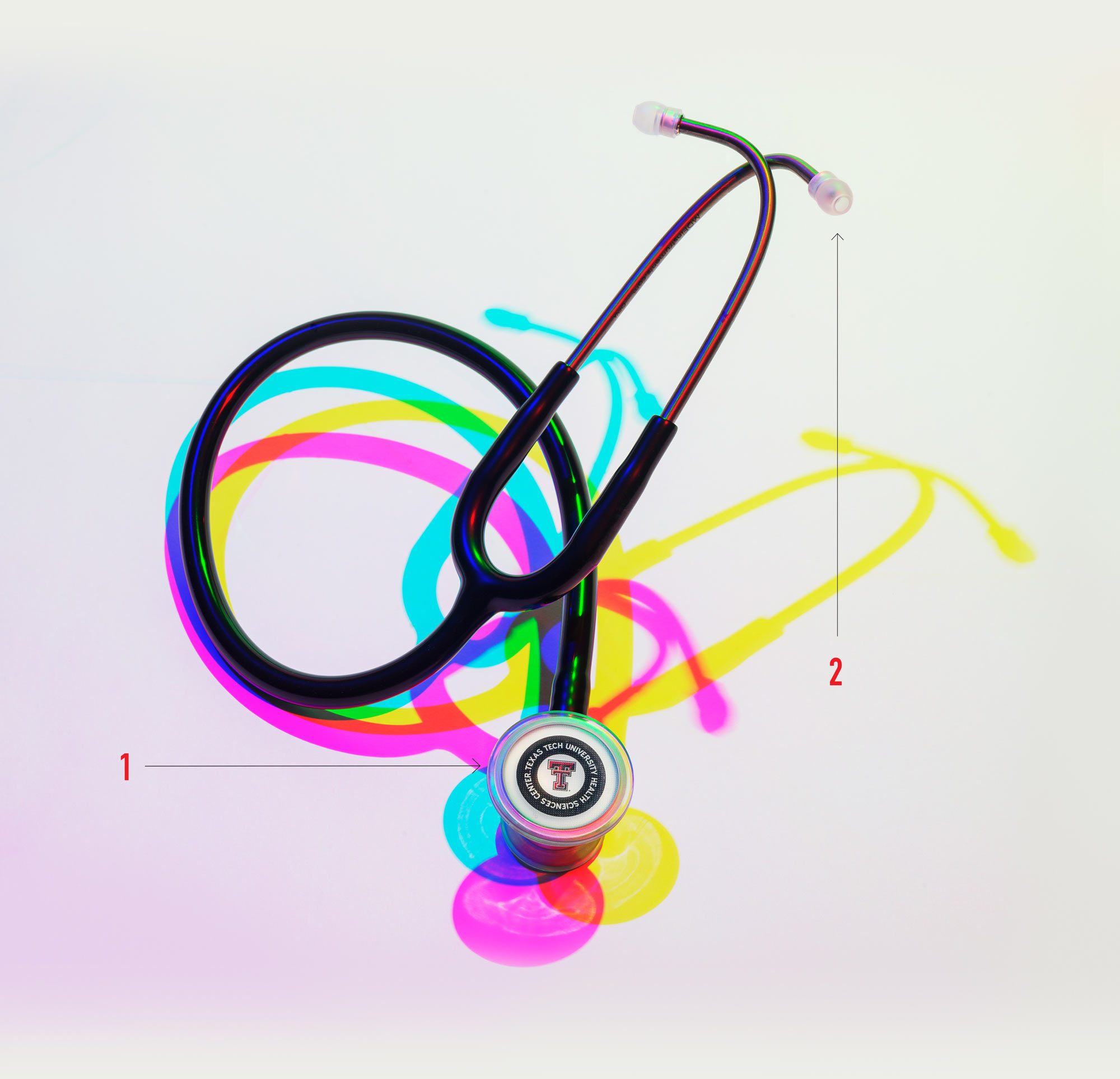 diagram of a stethoscope