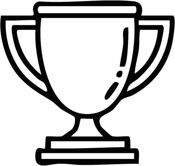 trophy vector graphic